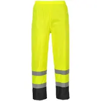 Portwest Pantalon de pluie haute visibilité Bicolore Jaune / Noir 4XL