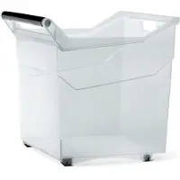 Prosperplast Récipient système grand haut large transparent NUK5H (44 l, 38 x 37.90 x 38.50 cm)