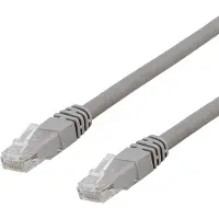 Deltaco câble patch - 20 m - gra (CAT6a, 20 m)