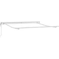 vidaXL , store rétractable gris clair, 300 x 250 cm, tissu et aluminium