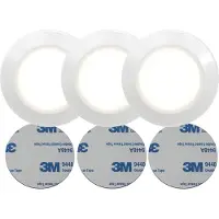 Star Trading LED Push Luminaires blancs Lot de 3 Éclairage d'armoire et d'étagère Blanc chaud