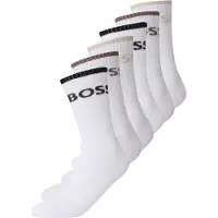 BOSS Stripcc 10257762 Socks 6 Pairs Blanc EU 40-46 Homme