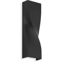 Telefunken LED Applique murale d'extérieur, 26 cm, 12 W, noir, Briloner Leuchten