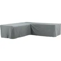 Ebuy24 Furnco Couverture pour meubles de jardin format L 325x255x100x84cm, gris.