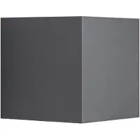 Nordlux Applique d'extérieur Milda Kubi IP44, Variante : 100 x 100 mm, 4,9 W, LED, 290 lm, anthracite