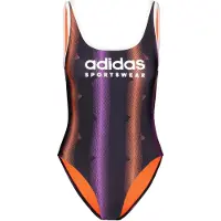 Adidas Maillot de bain sport 'Tiro' violet / orange / noir / blanc