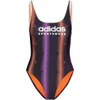Adidas Maillot de bain sport 'Tiro' violet / orange / noir / blanc