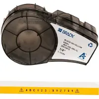 Brady M21-250-595-YL ruban adhésif vinyle noir sur jaune 6,35 mm x 6,40 m (d'origine)