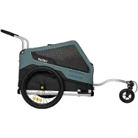 Burley Bark Ranger Bike Trailer Argenté Max 34 kg Garçon