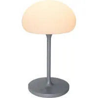 Nordlux Lampe LED portable rechargeable et dimmable Sponge IP65, Variante : Ø 200 x 554 mm, LED, 2700 K, 300 lm, gris