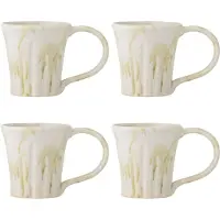 Bloomingville Ensemble de 4 mugs Joseph verts