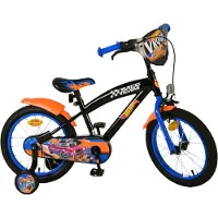 Hot Wheels Vélo pour enfants 16 pouces 105 - 120 cm Taille Fille Garçon Vélo âge à partir d'environ 4 ans avec frein à rétropédalage