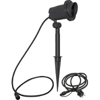 Star Trading Douille pour spot extérieur Focus, GU10, 230 V, noir, angle réglable