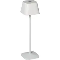Gnosjö Konstsmide Lampe de table rechargeable Capri | blanche | Intérieur/Extérieur | 7814-250