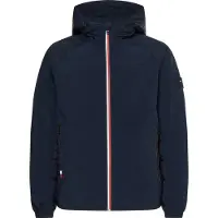 Tommy Hilfiger Mix Media Hooded Jacket Bleu - Grand L