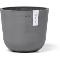 Ecopot's Pot Rond Oslo 25 Gris - Ø 25 X H. 21,8 Cm - 7,7 L