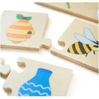 Bigjigs Paire de puzzles en bois, + 3 ans, Big Jigs