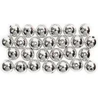 Creativ Company Perles argent, 50 pièces.