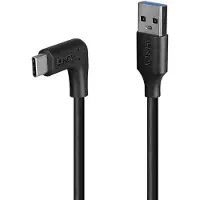 Lindy 32012 0.5m USB 3.2 Typ A an C Kabel 90 Grad gewinkelt