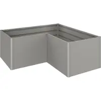 Biohort Jardinière surélevée L quartz gris métallisé