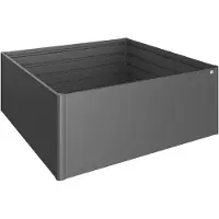 Biohort Jardinière surélevée 2 x 2 gris foncé métallisé