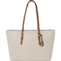 Michael Kors Cabas beige foncé / blanc cassé