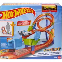 Hot Wheels Action Saut vertical à 8 courbes, voiture incluse