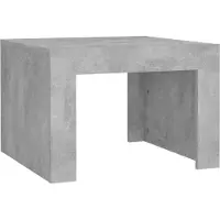 vidaXL Table basse gris béton 50x50x35 cm Bois composite - Table basse - Tables basses - Table de salon