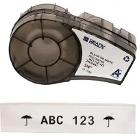 Brady M21-750-423 ruban polyester permanent noir sur blanc 19,1 mm x 6,40 m (d'origine)