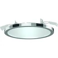 Etc-shop Luminaire LED encastré IP44 8W 540 lm 2700/4000K Ø 14,7/9 cm Aqua chrome 230V