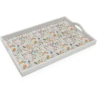 Versa Coupe bois MDF 30 x 5 x 45 cm Blomster