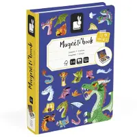 Janod Jeu couleur et forme Magneti Book Dragons