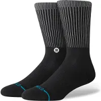 Stance Femmes, Chaussettes, Icon Pop Crew, Noir, (38 - 42)