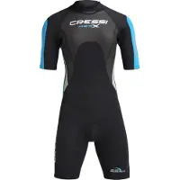 Cressi Medx 2.5 Mm Woman Short Sleeve Shorty Noir S Femme