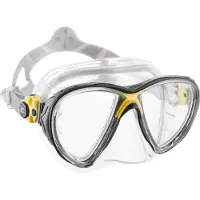 Cressi Masque Big Eyes Evolution Crystal - Couleur - Clear/Jaune