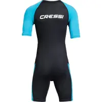 Cressi Tiburon 2 Mm Woman Short Sleeve Shorty Bleu,Noir M Femme