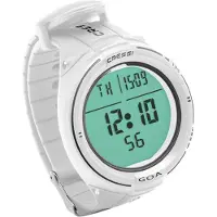 Cressi GOA ordinateur de plongée et montre, couleur:blanc