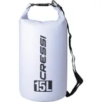 Cressi-Sub Cressi Pvc Sac étanche 15l Blanc Blanc One Size