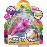 Goliath Animagic Let's Go Gecko. Animal de compagnie interactif avec plus de 50 lumières et sons, rose, (926020)