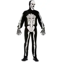 MOM Skeleton Man Costume Noir S Enfants