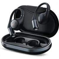 Mixx Streambuds AirFlow Open TWS Sportkopfhörer (8 h, Sans fil), Écouteurs, Noir