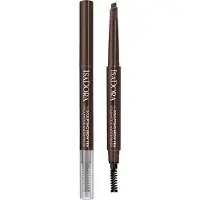 IsaDora Stylo Sculptant pour Sourcils, Effet Volume et Waterproof, 02 Brun Foncé (0,2 g)