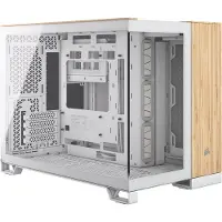 Corsair Geh mATX 2500X (Tempered Glass) White/Bamboo Wood