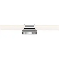 Briloner Lampe LED pour salle de bain LEUCHTEN KLAK, 11 W, 1300 lm, IP44, chrome, plastique-métal, 47 x 6,5 x 6,8 cm