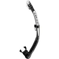 Cressi Alpha Ultra Dry Diving Snorkel Blanc,Noir