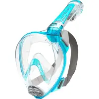 Cressi Duke Snorkeling Mask Clair,Bleu M-L