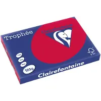 Clairefontaine Cerise A3 Papier couleur 120 g/m² (250 feuilles)