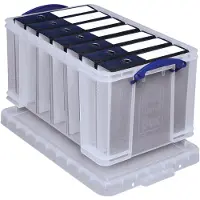 Really Useful Box 5035453 Aufbewahrungsbox 48 Liter transparent