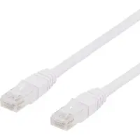 Deltaco Câble réseau câble patch UTP Cat6 3m, blanc