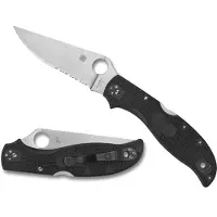 Spyderco Couteau pliant Strech 2 XL, lame à dents